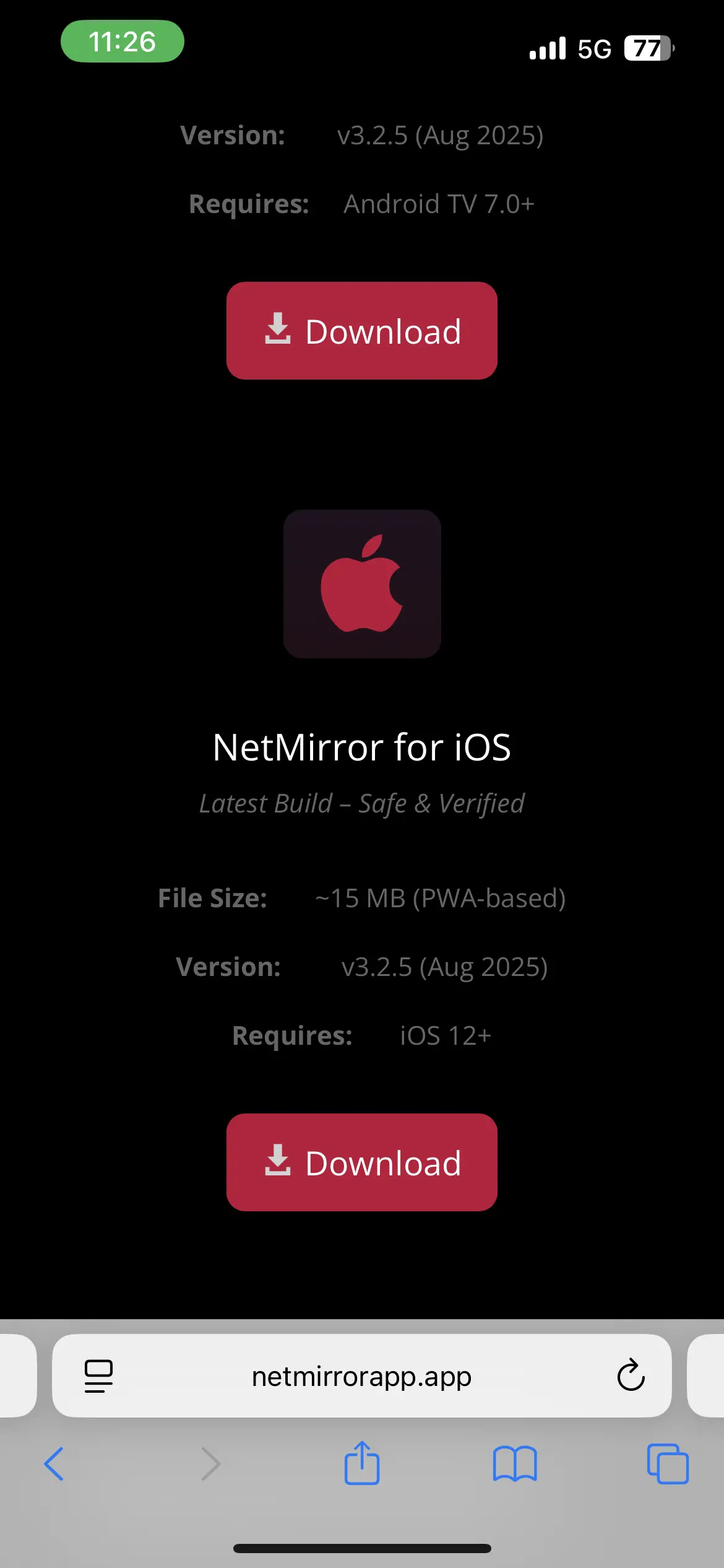 Download NetMirror for iOS – latest version